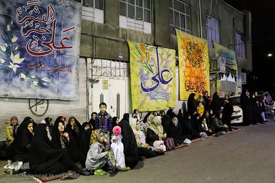 پخش کیک میلاد امیرمومنان(ع) در جنوب تهران