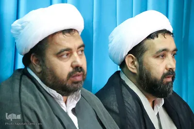 ديدار آيت الله مصباح عاملي مدير محترم حوزه علميه خراسان با آيت الله عبادي نماينده معزز ولي فقيه در خراسان جنوبي‎

