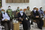 دیدار جمعی از فرماندهان نظامی خراسان جنوبی با حجت‌الاسلام علیرضا عبادی