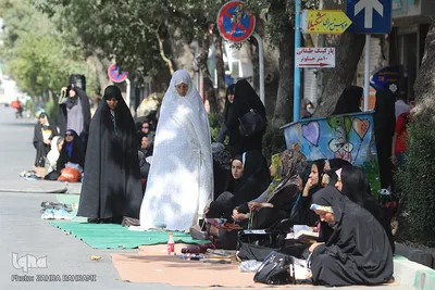 مراسم دعای عرفه امام حسین(ع) – مسجد حاج آقا صابر اراک/عکاس:زهرا بهرامی