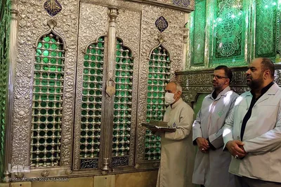 ادای احترام فراجا فارس به مقام حضرت شاهچراغ(ع)