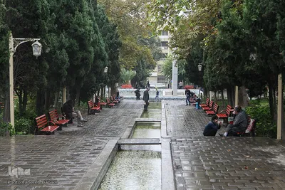 بارش اولین باران پاییزی در تهران