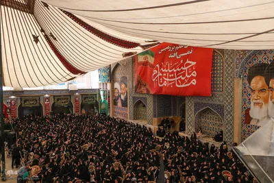 عزاداری ظهر تاسوعا زیر خیمه چندصدساله هارونیه اصفهان