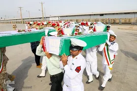 بازگشت پیکر‌های ۲۲ شهید دفاع مقدس به وطن