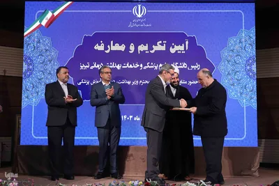 آیین تکریم و معارفه رؤسای دانشگاه علوم پزشکی تبریز‎