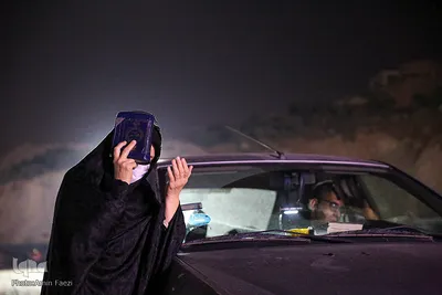 احیای شب نوزدهم رمضان در خودرو