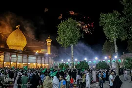 جشن عید بیعت با امام زمان(عج) در حرم شاهچراغ(ع)