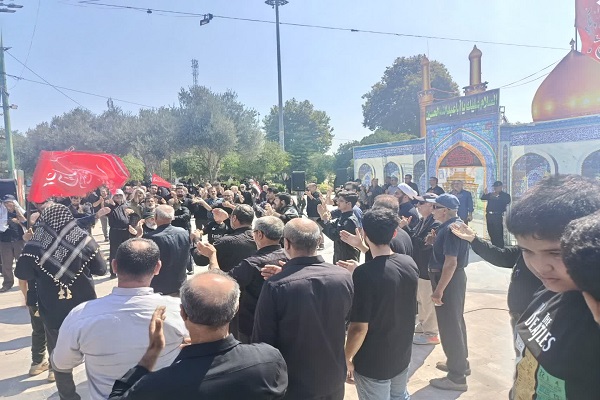 راه پیمایی جاماندگان اربعین حسینی در بابلسر