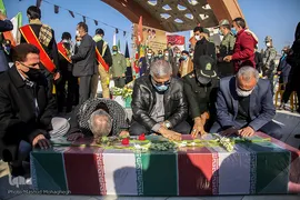 تشییع 6 شهید گمنام - سمنان