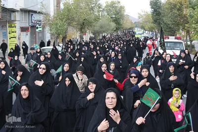 راهپیمایی جاماندگان اربعین حسینی در شهرکرد