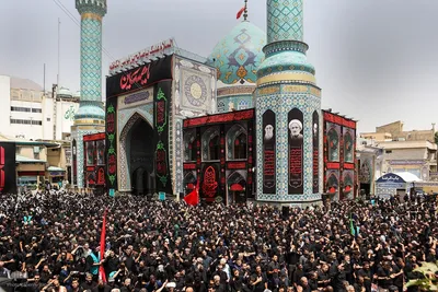 سوگواران حسینی در امامزاده صالح(ع)