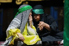 مراسم تعزیه‌خوانی در تکیه شوفرها