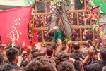 مراسم نخل‌برداری در حسینیه نظر کرده یزد‎