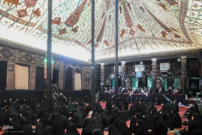عزاداری چهارمین روزمحرم در تکیه سادات اخوی