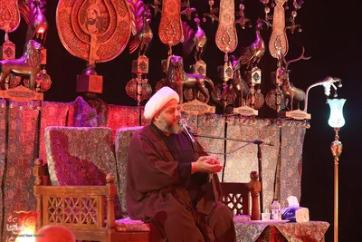 عزاداری شب اربعین در موکب انصارالمهدی(عج) شهرک سعدی شیراز
