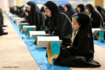 مراسم جزخوانی قرآن کریم درامامزاده نرمی اصفهان