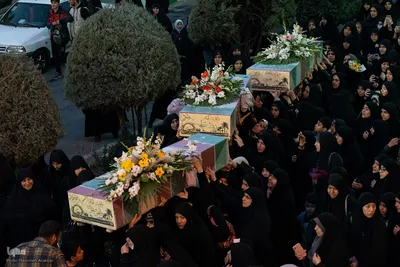 استقبال از ۶ شهید گمنام در کرج