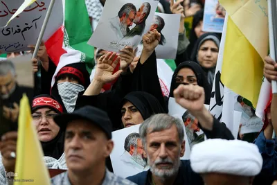 تجمع دختران انقلاب در محکومیت جنایات رژیم صهیونیستی