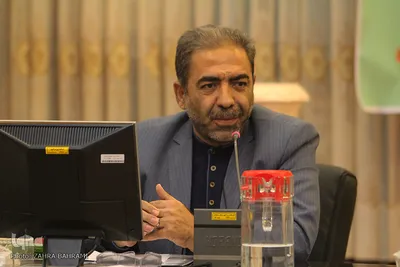  علی اصغر محمد امینی معاون فرماندار محلات در مراسم قرعه کشی طرح قرآن در خانه