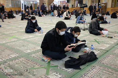 احیای شب بیست و سوم ماه رمضان در مسجد دانشگاه تبریز