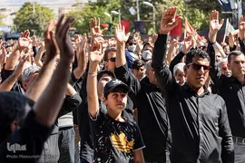 آیین پیاده‌روی جاماندگان اربعین حسینی در کرج