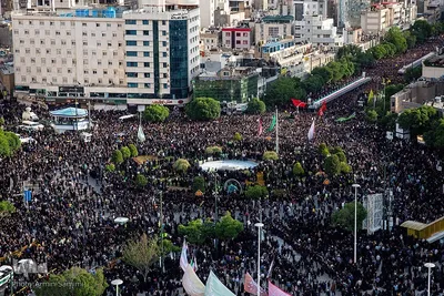 بدرقه رئیس جمهور شهید تا خانه ابدی توسط خراسانی‌ها