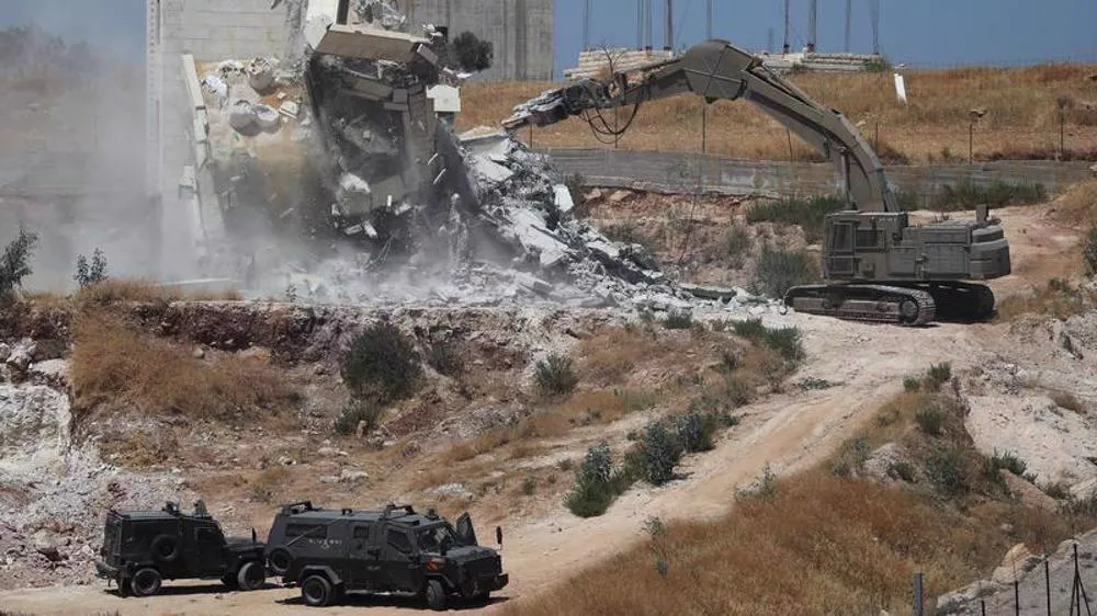 UN: Israel Razed 54 Palestinian Structures, Displaced 66 in July