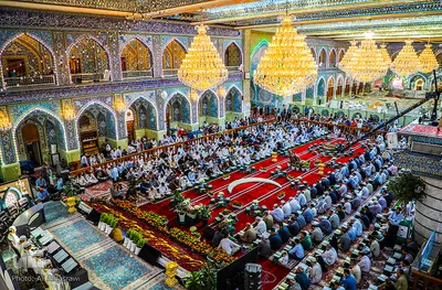 جزء خوانی قرآن حرم حضرت ابوالفضل العباس(ع)