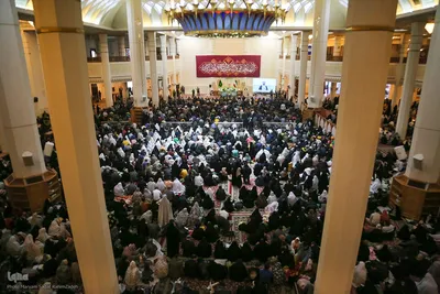 لحظه تحویل سال ۱۴۰۳ در حرم حضرت شاهچراغ(ع)
