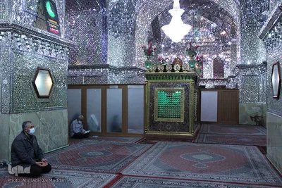 حرم حضرت علی ابن حمزه(ع) میزبان مسافران نوروزی‎‎