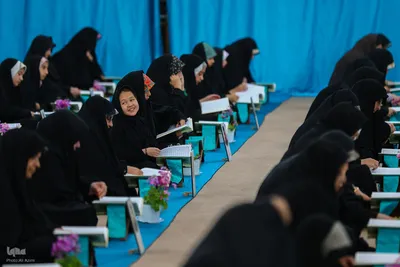 مراسم جزءخوانی قرآن در امامزاده نرمی دولت‌آباد