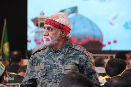 مراسم حماسه حضور بسیجیان در حرم شاهچراغ(ع)