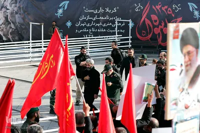 مراسم تشییع پیکر مطهر شهید محسن حججی در تهران