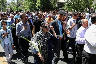 تشییع پیکر مطهر شهدای حادثه تروریستی تهران