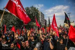 مراسم راه‍یمایی جاماندگان اربعین در شیراز