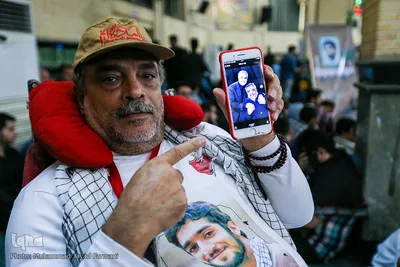بزرگداشت شهید مدافع حرم محسن حججی درتهران