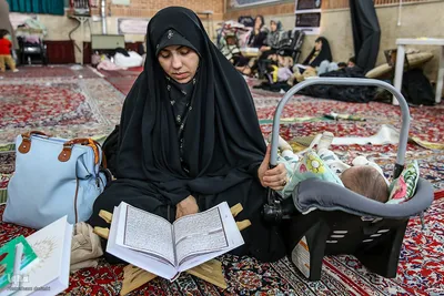 مراسم معنوی اعتکاف و زمزمه های دعای ام داود