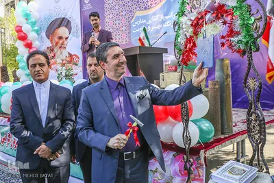 مراسم بازگشایی مدارس و زنگ مهر و مقاومت در اراک