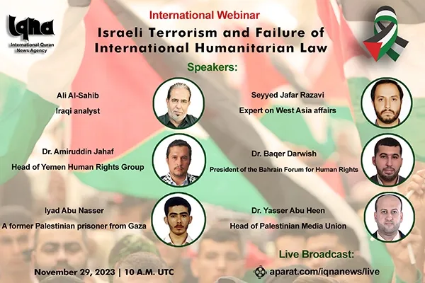 Experts to Discuss Israeli Terrorism and Failure of International Humanitarian Law