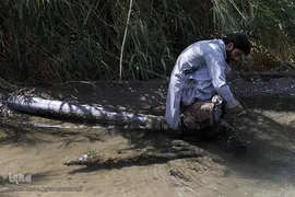 توزیع ۳۰۰بسته معیشتی اقلام ضروری مواد غذایی «هم نمک» میان خانواده های بی بضاعت و محروم روستاهای جازموریان، در جنوب کرمان
