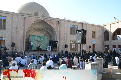 مراسم دعای عرفه در آستان مقدس حضرت سید حمزه(ع) تبریز