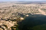 تصویر هوایی از مناطق سیل زده