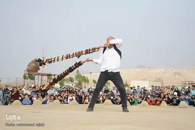 آیین کهن بیل‌گردانی در نیم‌ور محلات