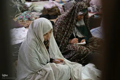 مراسم معنوی اعتکاف درقم