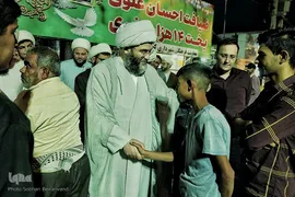 حضور موکب‌داران در جشن‌های مردمی عید غدیر در بصره عراق