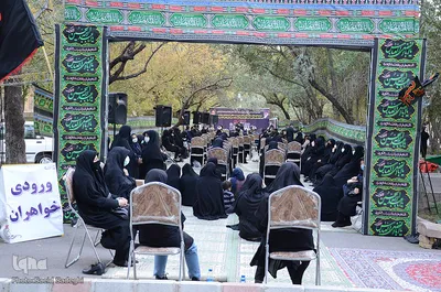 مراسم شب تاسوعا در دانشگاه تبریز‎‎