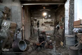 هنر چکش کاری روی مس