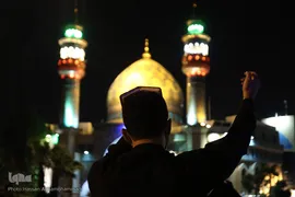 مراسم معنوی احیای شب قدر بیست و یکم ماه مبارک رمضان در میدان فلسطین