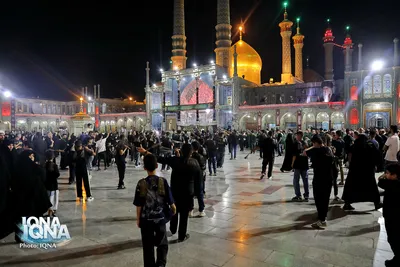 شب رحلت نبی مکرم اسلام(ص) در حرم بانوی کرامت