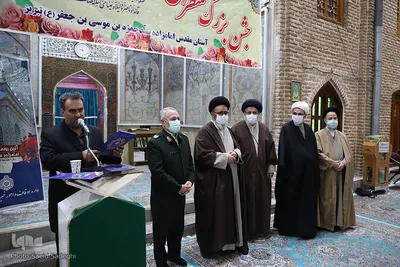 رونمایی از ضریح جدید امامزاده سیدحمزه (ع) تبریز‎‎